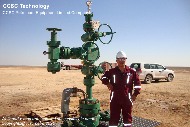 ESP wellhead christmas tree service in Omanخدمات شجرة عيد الميلاد العمانية