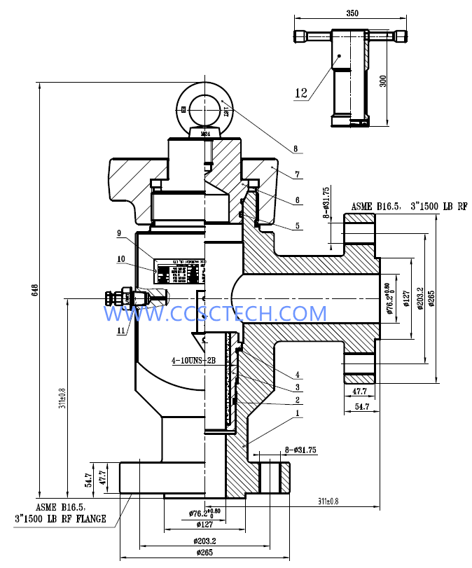 H2 positive choke valves-Fixed choke valves